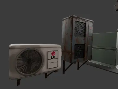 air-conditioning 3D model