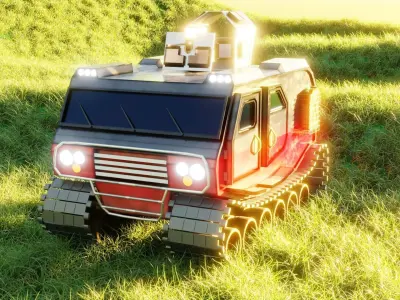 Mini Military Tank 3D model purchase