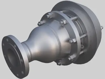 Flame arrester 3D model