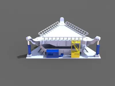 Motion compensated crane  platform 3D print model