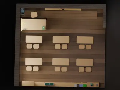 Class Room 3D model