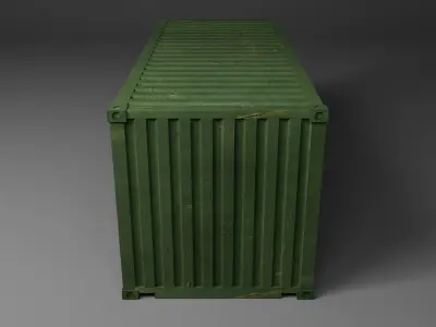 Rusty Container 3D model