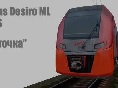 Siemens Desiro ML Low-poly 3D model