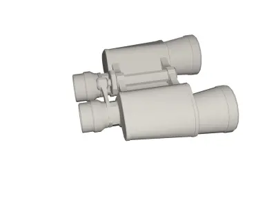 binocular Low-poly 3D model