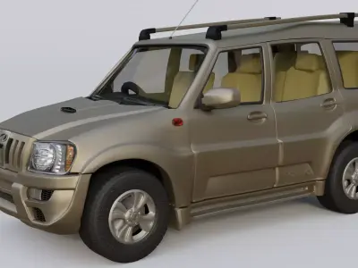 Mahindra Scorpio SUV  3D model