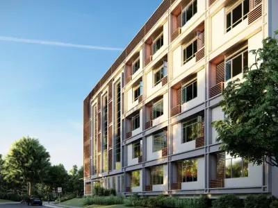 Residental Building 02 3D model