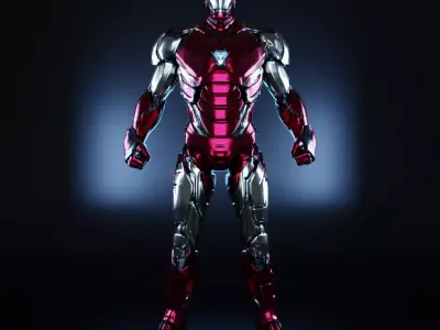 iron man suite mark 85 realistic model 3D model