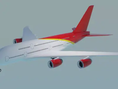 Commercial Aircraft pack 3D model