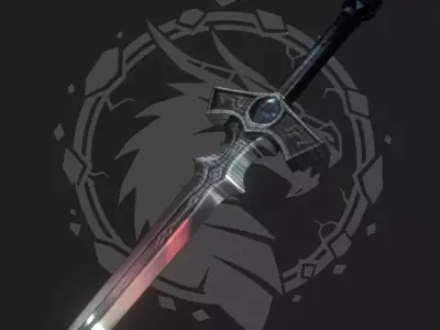 Shadow Blade Free low-poly 3D model