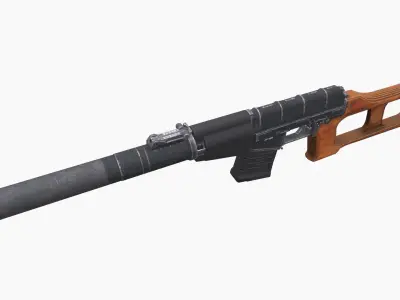 VSS Vintorez Low-poly 3D model buy