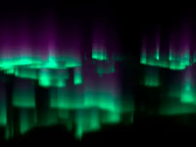 Aurora Borealis Volumetric For Blender 3D model