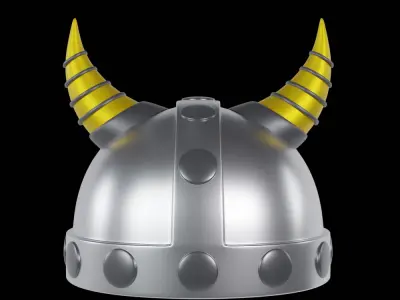 Warrior Helmet Free low-poly 3D model