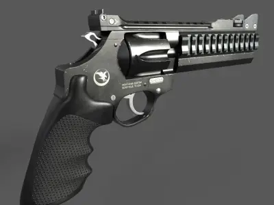 Revolver Korth Supersport 3D model