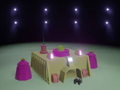 Game Asset 3D model