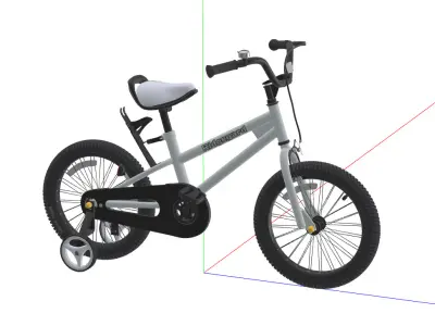 MuGuang 16 Inch Kids Bike 3D model
