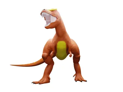 Tyrannosaurus Rex File Folder Free 3D model