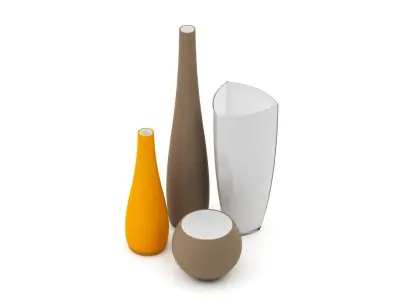 Art vases 3D Model Pack