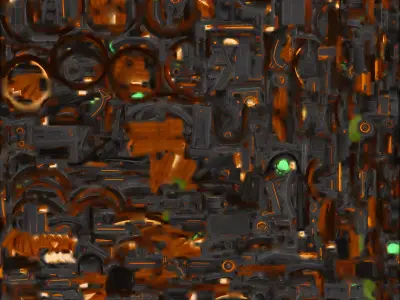 Halloween Jack O Lantern Plasma Cannon 3D Model Low-poly 3D model