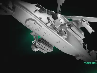 Tiger Helicopter 3D model
