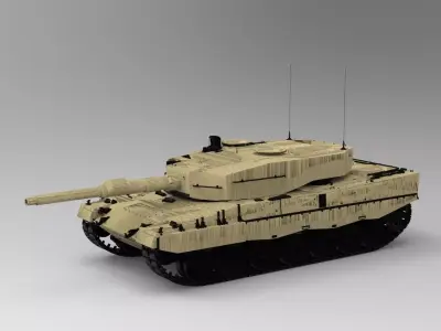 Leopard 2  3D model