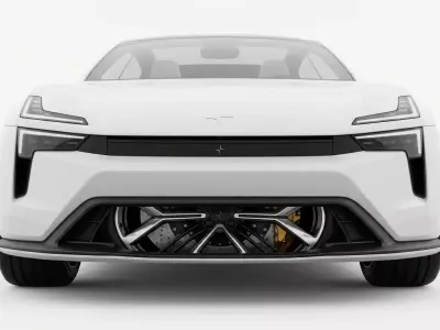 Polestar 5 Luxury Electric Performance Sedan Low-poly 3D model