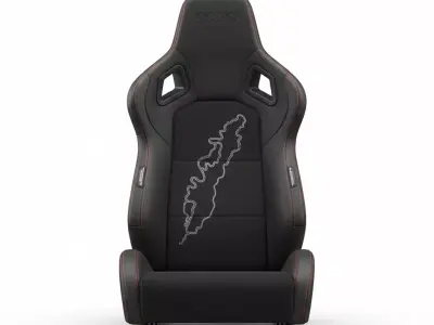 Sportster CS Seat Low-poly 3D model