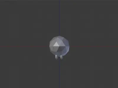 Low Poly HedgeHog polygonal Low-poly 3D model