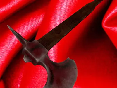 Turkish battleaxe 3D model