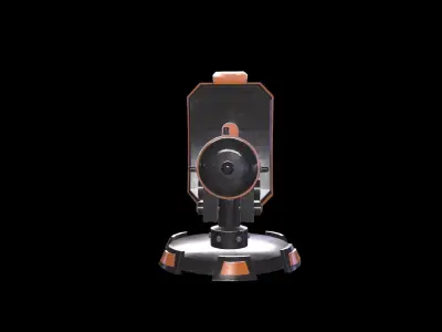 Artillery Battery  Low-poly 3D model