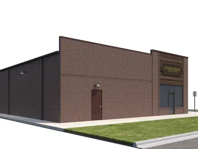 Retail-068 Retail Store 3D model