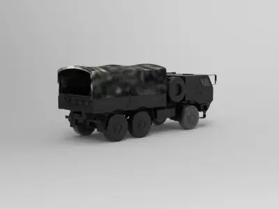 6x6 Heavy Utility Truck 3D model