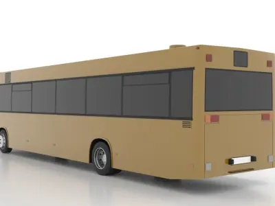 MAN 791 SL202 Low Low-poly 3D model