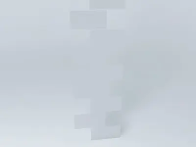 Industrial stack of blocks Free 3D model