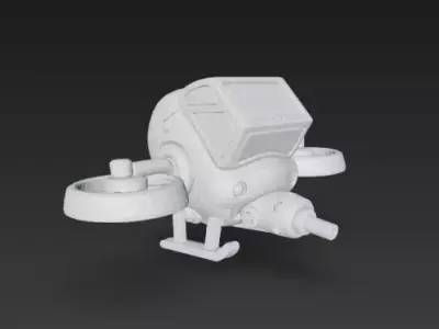 Metal Slug Drone 3D print model