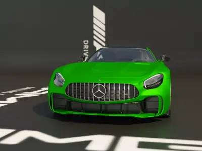 Mercedes AMG GT r  Free 3D model