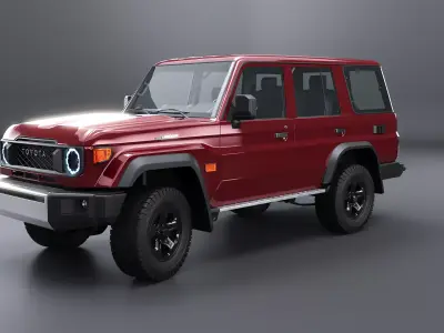 Toyota Land Cruiser J70 2026 3D model