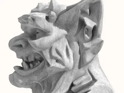 Gargoyle Head 5 3D model