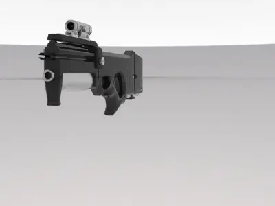 rifle gun Low-poly 3D model buy