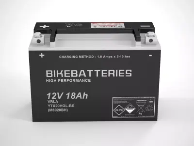 Motorcycle Battery 3D model