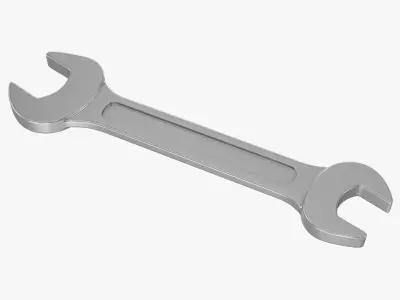 Wrench Low-poly 3D model 38