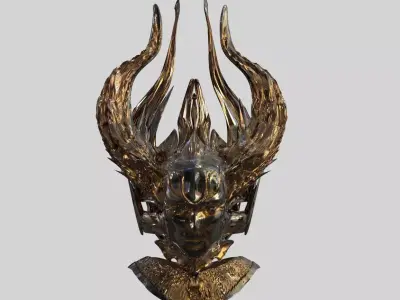Angel Mask helmet 3D model
