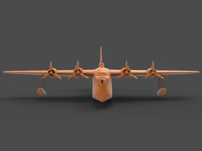 Short Sunderland 3D print model