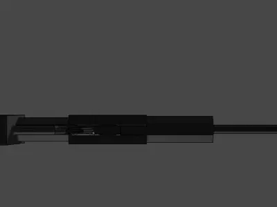 Assault rifle  Free low-poly 3D model