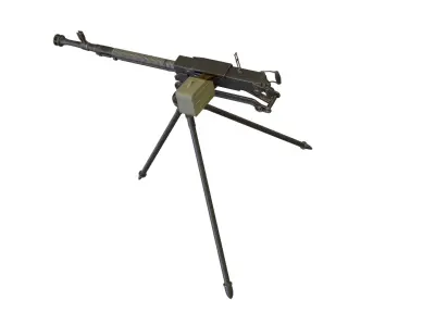 Russian DShK M1938 3D model