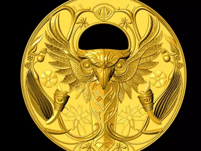 AI EAGLE PENDANT Texture