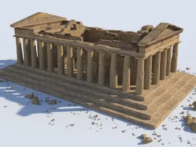 Parthenon 3D model purchase
