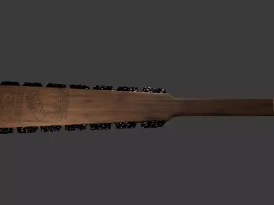 Aztec Sword - Macuahuitl 3D model