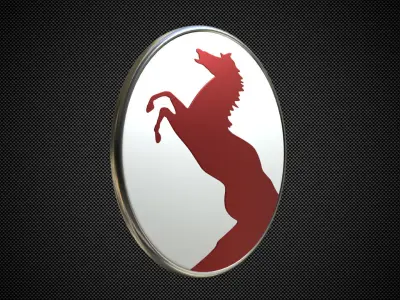 breda logo 3D model