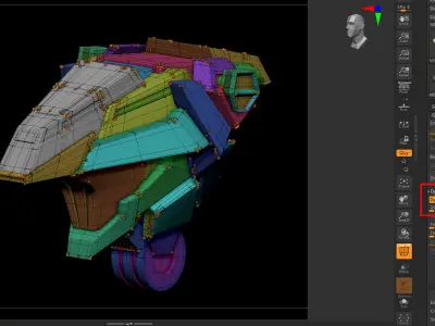 MBX00001 MECHA SUPPLY - BODY 3D model