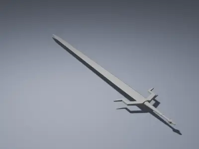 Blade sword Free low-poly 3D model purchase